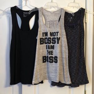 Athletic tank tops